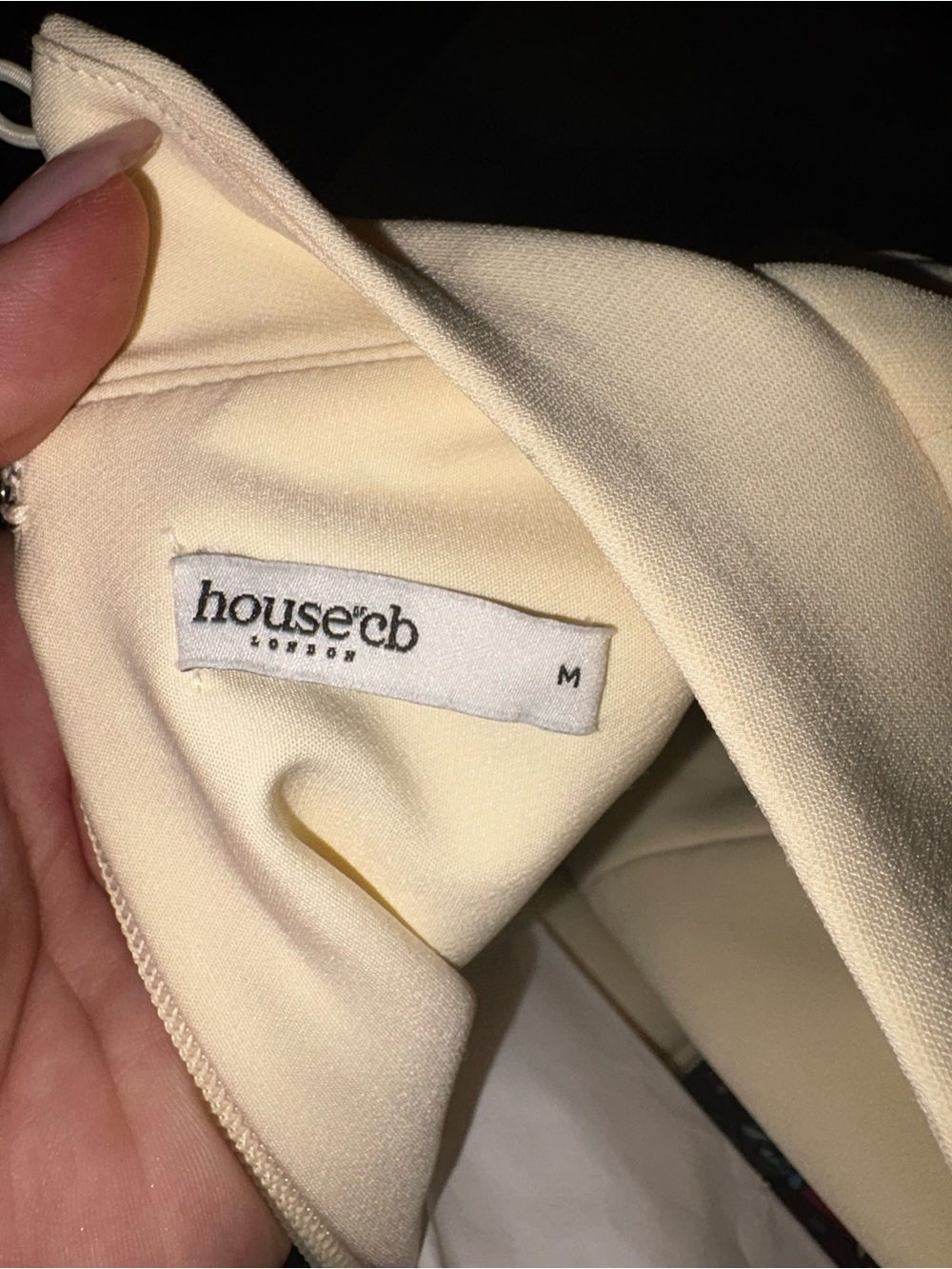 House of CB Pale Yellow Sleeveless Keyhole Mermaid Gown - Picture 11 of 12